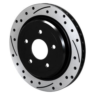 Wilwood® - SRP Dimpled and Slotted 1-Piece Rear Passenger Side Brake Rotor