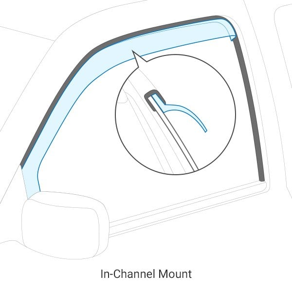 Mai.M AVS® 194553 - In-Channel Ventvisor™ Smoke Front and Rear