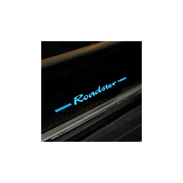 WindRestrictor® - Silver Door Sills with Roadster Logo