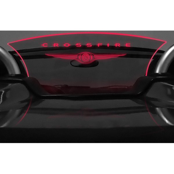  WindRestrictor® - Red Wind Deflector Glow Plate