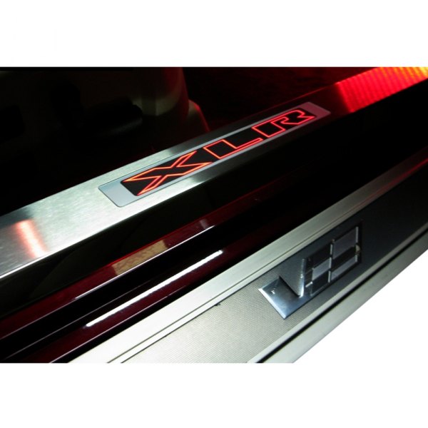 WindRestrictor® - Silver Door Sills with Roadster Logo 