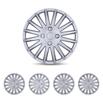 Winjet® - 14" 16-Spokes 5019 Style Lacquer Hubcaps Wheel Covers