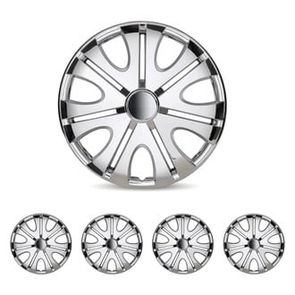 Winjet® - 14" 7 V-Spokes 5082 Style Chrome Hubcaps Wheel Covers