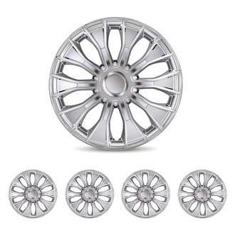 Winjet® - 15" 10-Spokes 5086 Style Chrome Hubcaps Wheel Covers