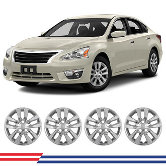 Winjet® - 16" 5 Double-Spokes 5102 Style Chrome Hubcaps Wheel Covers