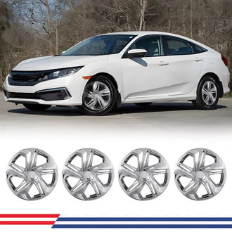 Winjet® - 16" 5 Double-Spokes 5103 Style Chrome Hubcaps Wheel Covers