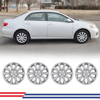 Winjet® - 16" 10-Spokes 5109 Style Lacquer Hubcaps Wheel Covers