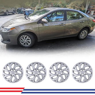 Winjet® - 16" 8 Y-Spokes 5111 Style Lacquer Hubcaps Wheel Covers