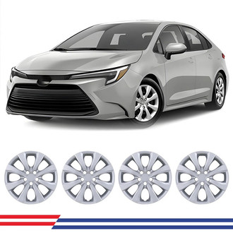 Winjet® - 16" 8-Spokes 5112 Style Lacquer Hubcaps Wheel Covers