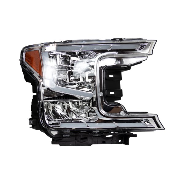 Winjet® - Chrome Sequential DRL Bar Projector LED Headlights
