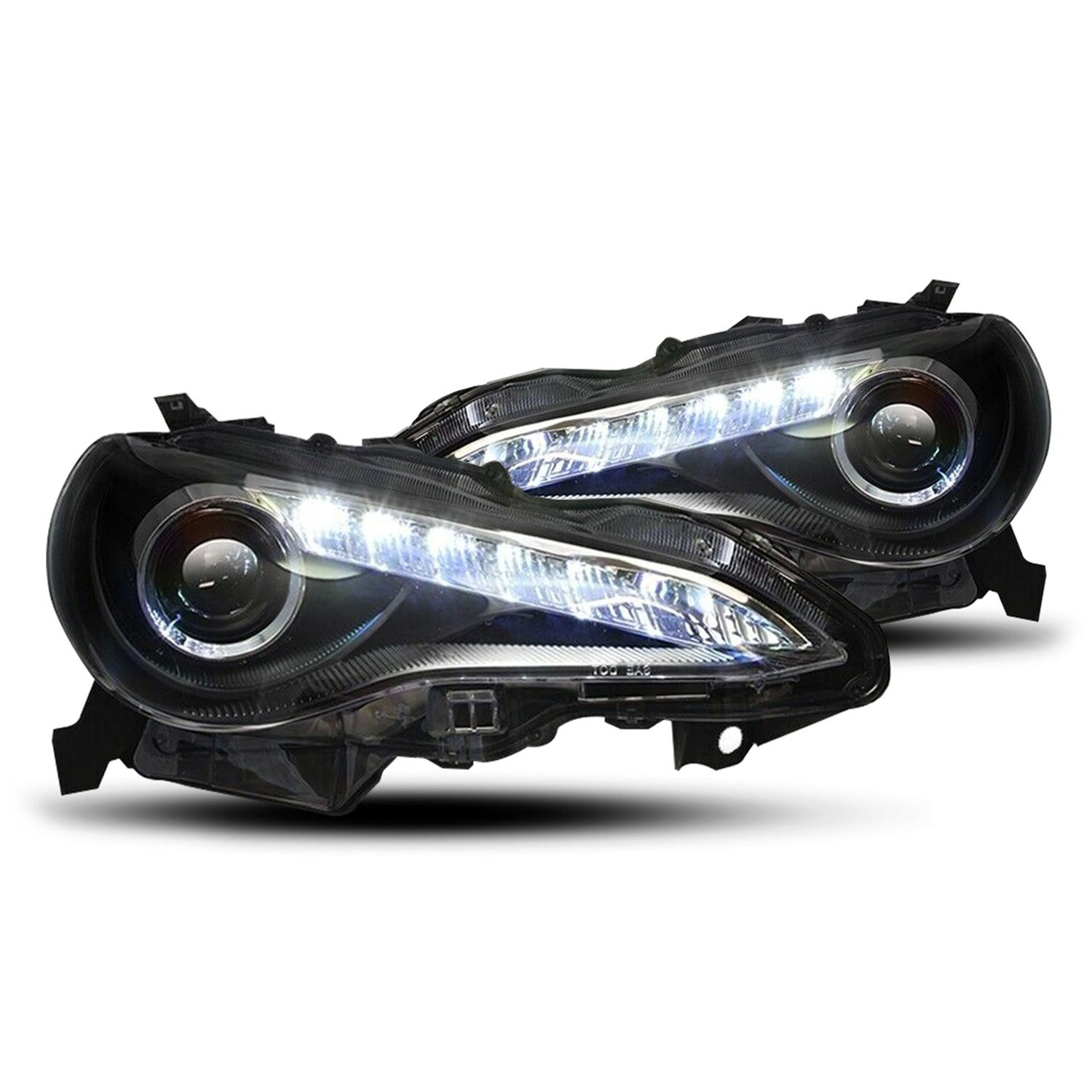 Winjet® CHWJ-0327-B - Driver and Passenger Side Black Projector