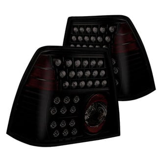 Winjet® - Driver and Passenger Side Black/Smoke LED Tail Lights