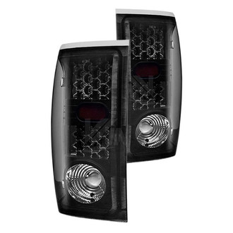 Winjet® CTWJ-0146-BS - Driver and Passenger Side Black/Smoke LED Tail Lights