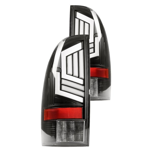 Winjet® - Black Sequential Fiber Optic LED Tail Lights