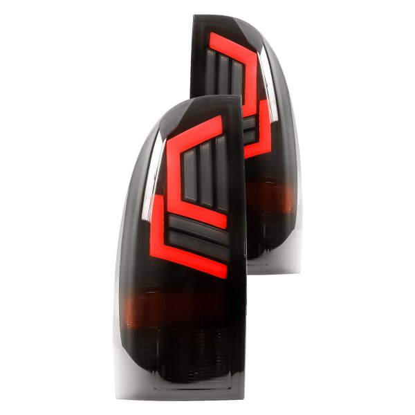 Winjet® - Black/Smoke Sequential Fiber Optic LED Tail Lights