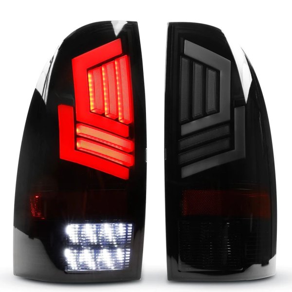 Winjet® - Black/Smoke Fiber Optic LED Tail Lights