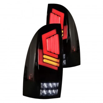 Winjet® - Black/Smoke Sequential Fiber Optic LED Tail Lights