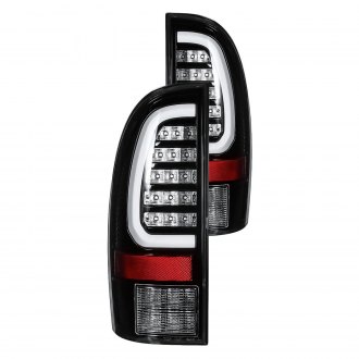 Winjet® - Gloss Black Fiber Optic LED Tail Lights