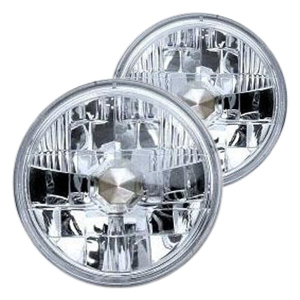 Winjet® - 5 3/4" Round Chrome Euro Headlights