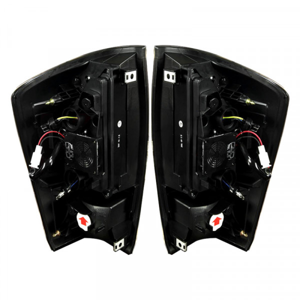Winjet® CTWJ-0466-GBC - Driver and Passenger Side Glossy Black