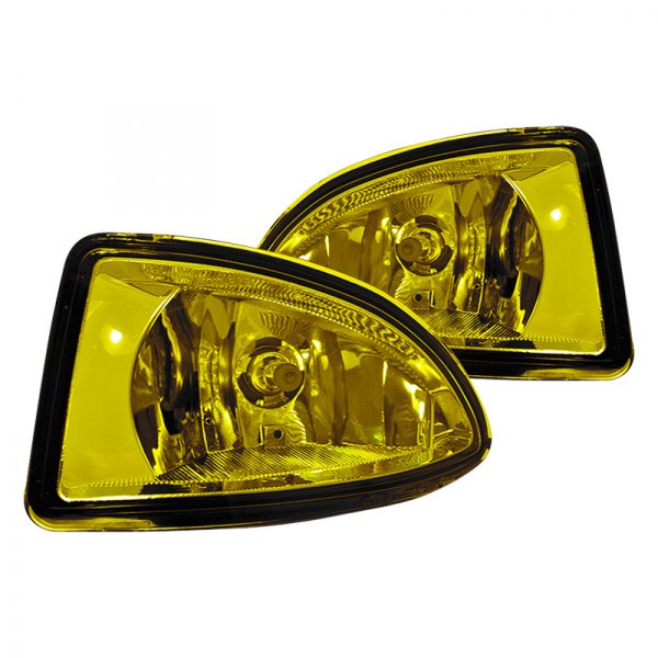 Winjet® - Yellow Factory Style Fog Lights, Honda Civic