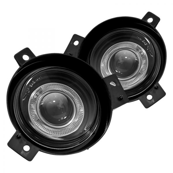 Winjet® - Driver and Passenger Side Halo Projector Fog Lights