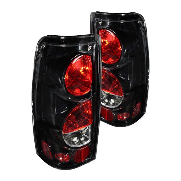 Winjet® - Black/Red Euro Tail Lights