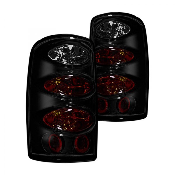 Winjet® - Black Red/Smoke Euro Tail Lights