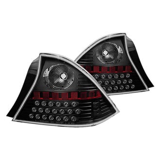 Winjet® - Driver and Passenger Side Black LED Tail Lights