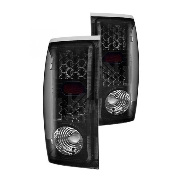 Winjet® - Black/Smoke LED Tail Lights, Ford Ranger