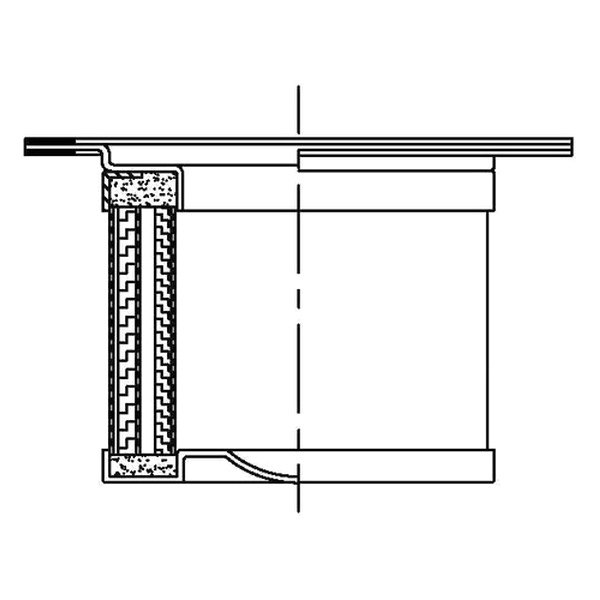 WIX® - 24.25" x 13.75" x 10.88" Industrial Microglass Oil-Air Separator Cartridge