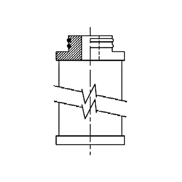 WIX® - 6.38" Full Flow Microglass Compressed Air Filter Cartridge