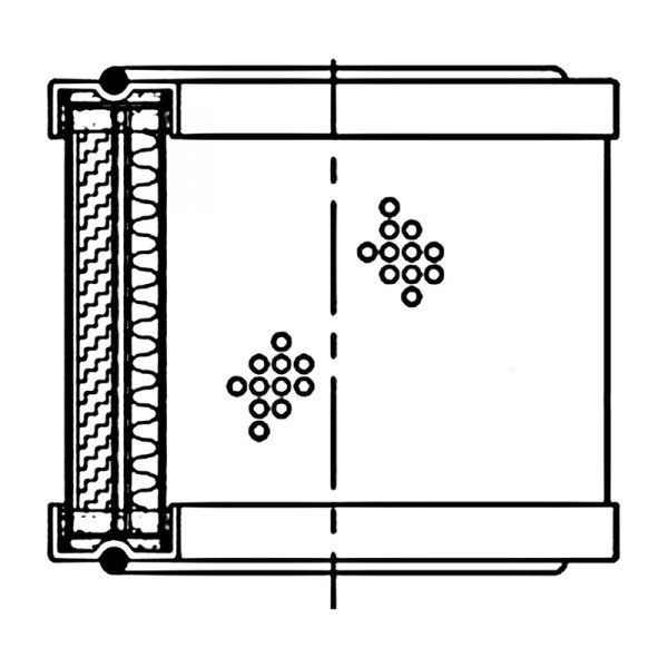 WIX® - 30" x 11.5" x 8.13" Industrial Inside-Out Microglass Oil-Air Separator Cartridge