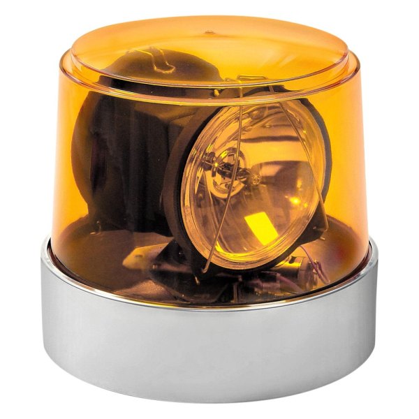 Wolo® - 8.25" Power Beam™ Rotating Amber Halogen Beacon Light