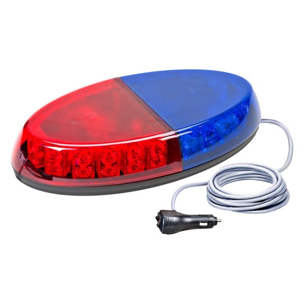 Wolo® - 5" 3-LED Beyond™ GEN 3 Magnet Mount Mini Low Profile Blue/Red Emergency Light Bar
