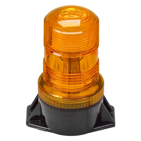 Wolo® - 5.25" Lightning Bright™ GEN 3 Permanent Mount Amber LED Beacon Light