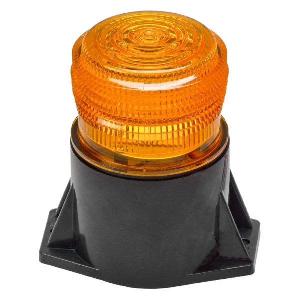 Wolo® - 4.5" Lightning Bright™ Low Boy GEN 3 Permanent Mount Amber LED Beacon Light