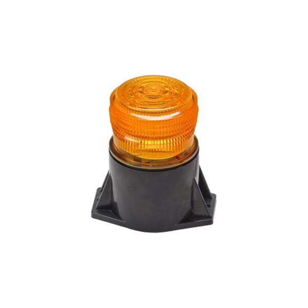 Wolo® - 4.5" Lightning Bright™ Low Boy GEN 3 Permanent Mount Amber LED Beacon Light