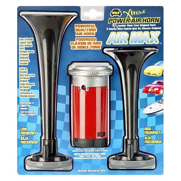 Wolo® - Air Max™ Black Air Horn