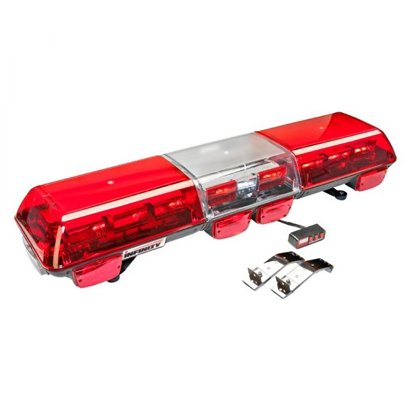 Wolo® - Infinity 1™ Bolt-On Mount Red Halogen Emergency Light Bar
