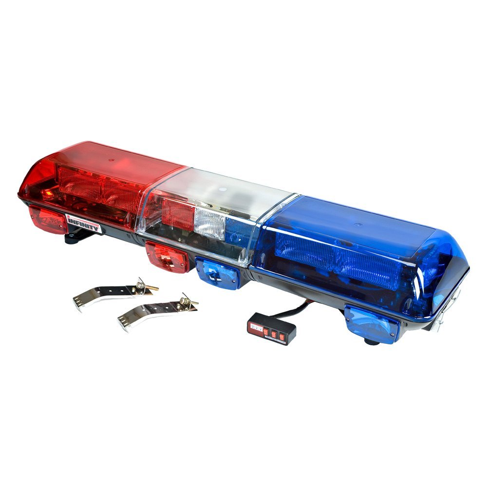 blue light bars emergency lights