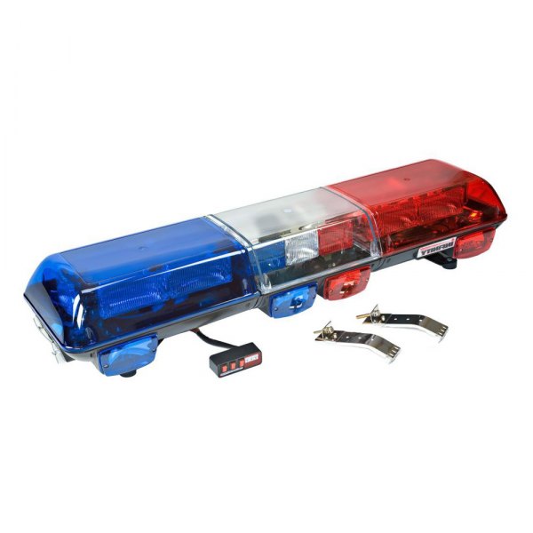 Wolo® - 48" Infinity 2™ Bolt-On Mount Red/Blue Emergency LED Light Bar