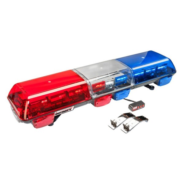 Wolo® - Infinity 3™ Bolt-On Mount Blue/Red Emergency LED Light Bar