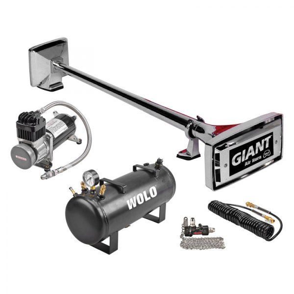 Wolo® - Giant™ Pro Low Tone Truck Train Horn Kit