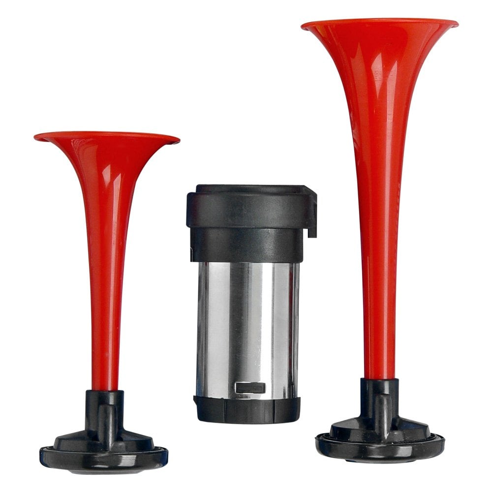 Wolo® Airmite™ Red Air Horn with Heavy Duty Compressor