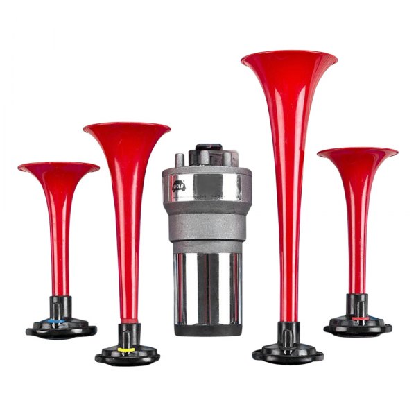 Wolo® - 4 Trumpet Red Wedding March Musical Air Horn