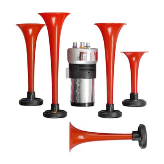 Wolo® - 5 Trumpet Red La Cucaracha Musical Air Horn
