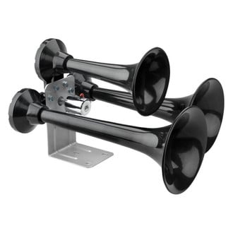 Wolo® 847 - Siberian Express™ 3 Trumpet Black Train Air Horn