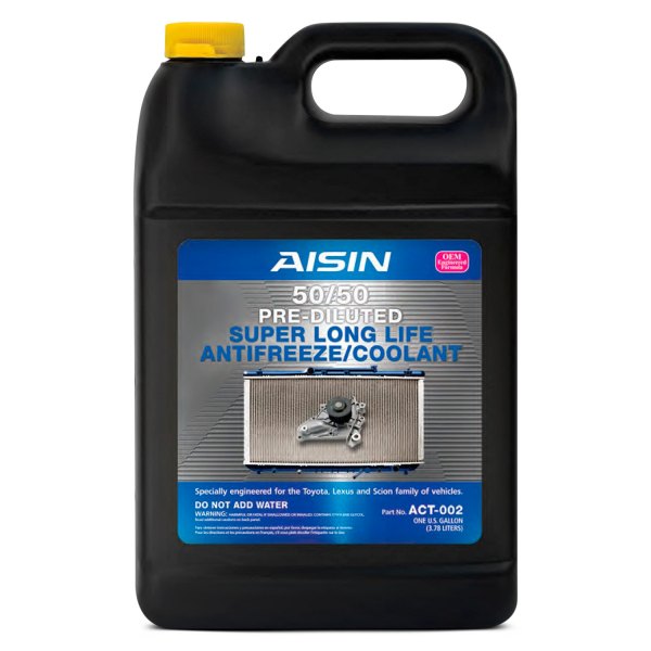 AISIN® - Super Long Life 50/50 Prediluted Engine Coolant, 1 Gallon