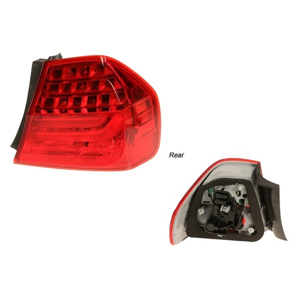 TYC® - Passenger Side Outer Replacement Tail Light, BMW 3-Series